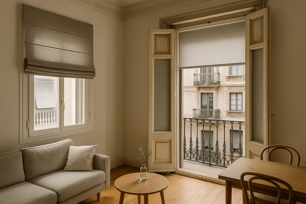 reparacion-persianas-barcelona-vivienda-salon-fachada-antigua