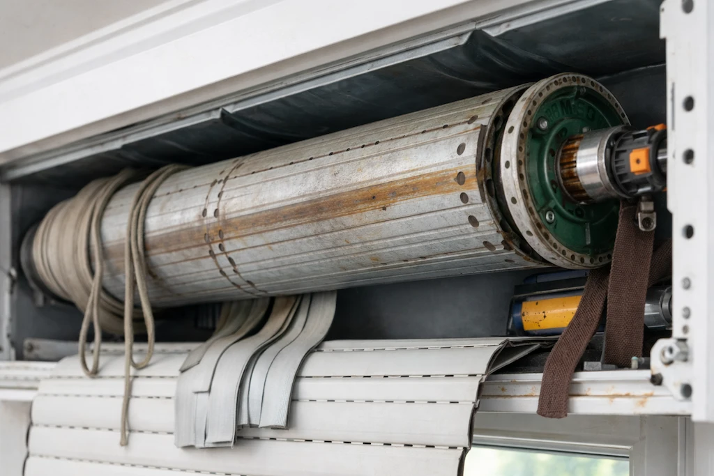 reparacion-persianas-barcelona-mecanismo-persiana-enrollable-desgastado